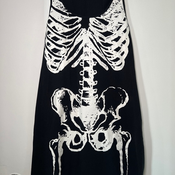 Spirit Tops - Spirit Black and White Skeleton Shirt